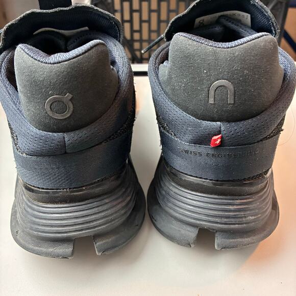 On Running Cloudnova Form 2 Men's 10 All Black Comfort Walking Sport Gym Active - Picture 8 of 16